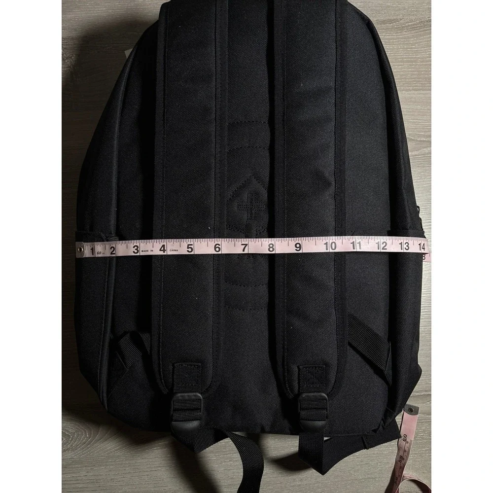 NWT LRG Lifted Research Group Black Backpack Embroidered Logo Streetwear Bookbag - Picture 9 of 11